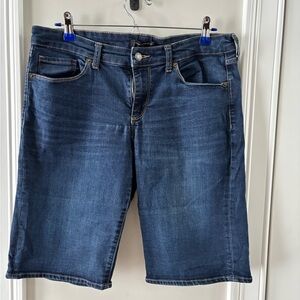 Banana Republic Dark Blue Denim Bermuda Jean shorts
